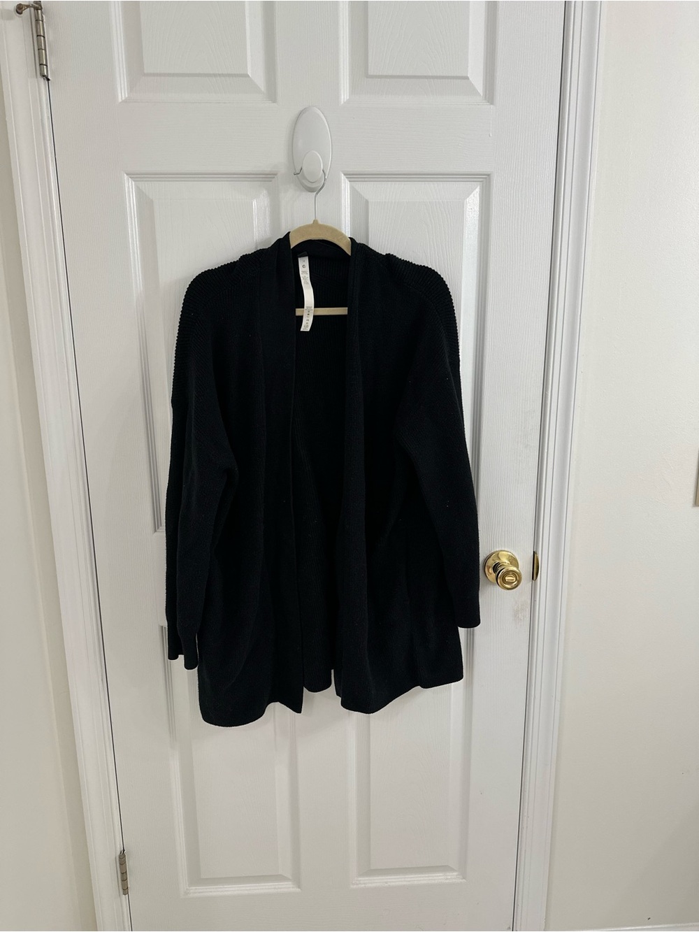 Lululemon Black Open-Front Women's Cardigan Sweater